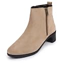 FAUSTO Women Flared Heel Boots