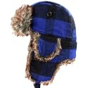 The Hat Depot Trapper Hat for Men and Women, Winter Faux Fur Hat with Ear Flaps, Windproof Warm Snow Cap