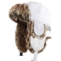 Faux Fur Safety Reflective Plain Plaid Aviator Trapper Hat Snow Ski Trooper Winter Cap