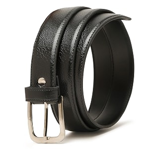 Faux Leather Belt for Men Adjustable