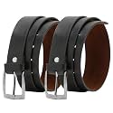 Faux Leather Belt for Men Adjustable