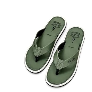 Faux Leather Flip Flops Slipper Light