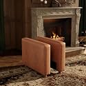 Faux Leather Modular Sectional Sofa with Storage