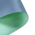 Faux Leather Table Cover,1.8mm Thick,24x60 Inch Desk Cover,Large Desk Mat,Table Protector,Table Cover Protector,Desk Protector,Table Pad,(Grayish Blue+Dark Green,24x60)