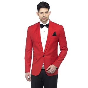 FAVOROSKI Mens Tuxedo Slim Blazer