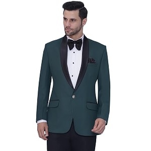 FAVOROSKI Tuxedo Blazer for Men with 2