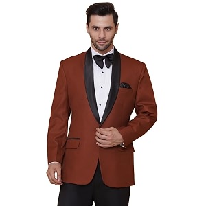 FAVOROSKI Tuxedo Blazer for Men with 2