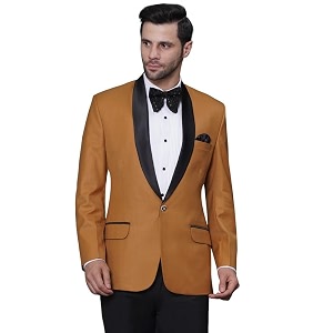 FAVOROSKI Tuxedo Blazer for Men with 2