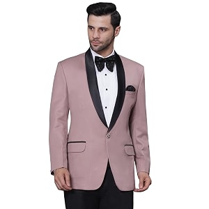 FAVOROSKI Tuxedo Blazer for Men with 2