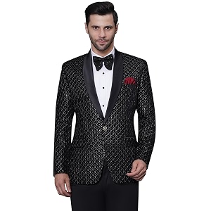 favoroski wedding sequence blazer suit for men  embroidered velvet blazer  relaxed fit blazer for men wedding party  ethnic wear blazer for men  blazer suit for men  festive blazers for men