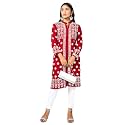 FAWOMENT Women39s Hand Embroidered Exclusive Rayon Kurta