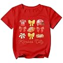 FAYALEQ Football Shirts for Girls Boys Game Day Shirt Softball Season Tee