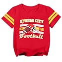 FAYALEQ Football Shirts for Girls Boys Game Day Shirt Softball Season Tee