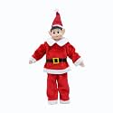 Elf Accessories Clothes,Christmas Santa Claus Costume Clothes Outfits, Doll is not Included