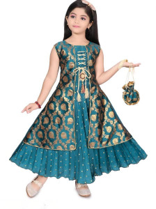 FAYEZFASHION Girls Maxi Full Length Festive Wedding