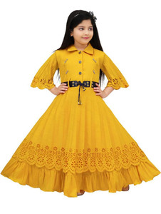 FAYEZFASHION Girls Maxi Full Length Party Dress