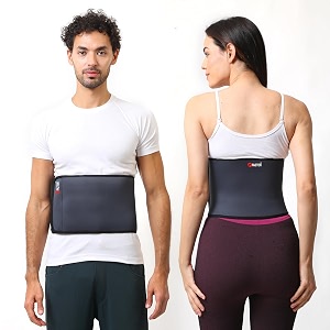 fazter abdominal belt after delivery for tummy reduction xxl grey