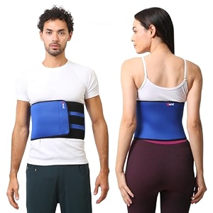 fazter abdominal belt after delivery for tummy reduction m blue