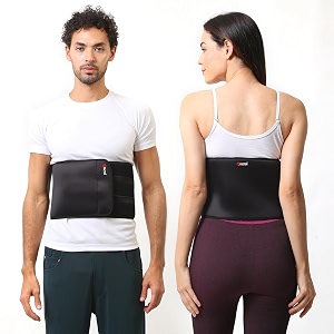 fazter abdominal belt after delivery for tummy reduction xxl black