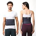 FAZTER Abdominal Belt After Delivery For Tummy Reduction (M, Grey)