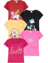 FAZZA Girls Graphic Print Pure Cotton Regular