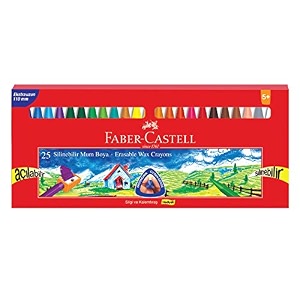 fbc 25 erasable plastic crayons 110mm