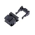 FC-6P FC-8P FC-10P FC-14P FC-16P to FC-40P IDC Socket 2x5 Pin Dual Row Pitch 2.54mm Connector 10-Pin Cable(6P,5PCS)