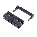 FC-6P FC-8P FC-10P FC-14P FC-16P to FC-40P IDC Socket 2x5 Pin Dual Row Pitch 2.54mm Connector 10-Pin Cable(20P,5PCS)