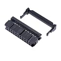 FC-6P FC-8P FC-10P FC-14P FC-16P to FC-40P IDC Socket 2x5 Pin Dual Row Pitch 2.54mm Connector 10-Pin Cable(22P,5PCS)
