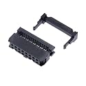 FC-6P FC-8P FC-10P FC-14P FC-16P to FC-40P IDC Socket 2x5 Pin Dual Row Pitch 2.54mm Connector 10-Pin Cable(16P,5PCS)