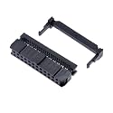 FC-6P FC-8P FC-10P FC-14P FC-16P to FC-40P IDC Socket 2x5 Pin Dual Row Pitch 2.54mm Connector 10-Pin Cable(24P,15PCS)