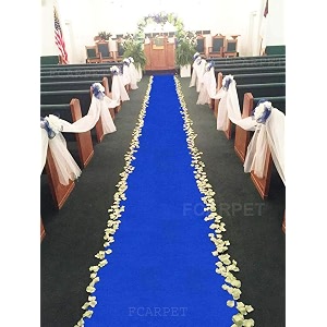 4 x 12 feet exhibition carpet wedding carpet award function school amp colleges amp any function event blue color