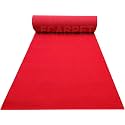 4 x 140 feet Carpet for Party, Award Function, School &amp; Colleges, Marriage Ceremony &amp; Any Function Event Red Color