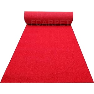 4 x 92 feet exhibition carpet wedding carpet award function school amp colleges amp any function event red color