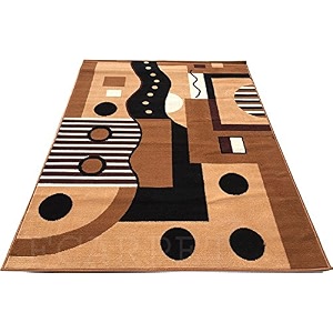 acrylic latest carpet with velvet touch 150x200 cm 5x7 feet beige