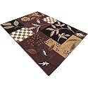 Acrylic Multiple Rectangular Carpet Choice Available with Velvet Touch &amp; Fantastic Quality (5X7 Feet, Multicolor)