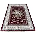 Ancient Design Silk Touch BEDROOMS Carpet with FINE Quality 5 X 7 FEET Maroon Multi