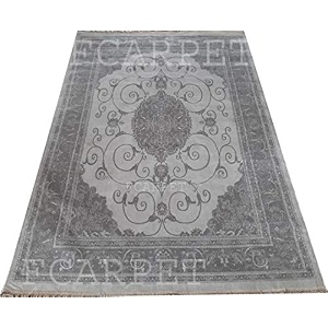 ancient design silk touch living room carpet with fine quality 4 x 6 feet ivory multi