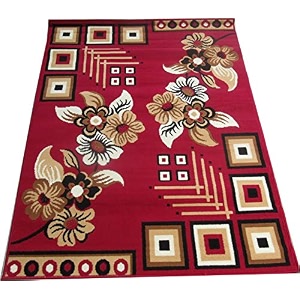 carpet for center table amp living room amp hall 6x8 feet black red