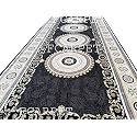 Classical Design Carpet with FINE Quality 2 X 6 FEET Bed Side Runner Black Multi