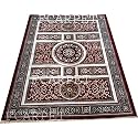 Classical Design Carpet with FINE Quality 2 X 6 FEET Bed Side Runner Maroon Multi