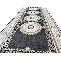 Classical Design Silk Touch BEDROOMS Carpet with FINE Quality 5 X 7 FEET Black Multi