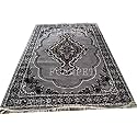 Classical Design Silk Touch Carpet with FINE Quality 3 X 5 FEET Grey Multi