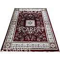 Conventional Design Silk Touch Carpet with FINE Quality 3 X 5 FEET Maroon Multi