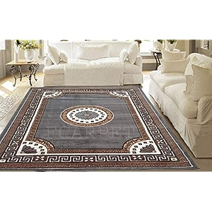 floral carpet velvet touch 60x 80 feet grey b