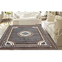 Floral Carpet Velvet Touch 6.0X 8.0 Feet Grey B