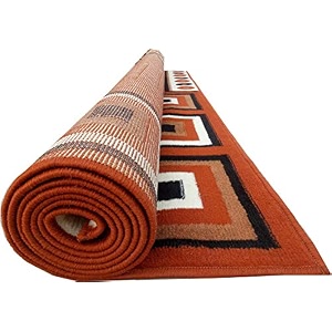 modern carpet velvet touch 60x 80 feet rust a