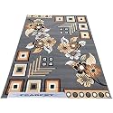Modern Carpet Velvet Touch 7.0X 10.0 Feet Grey AE