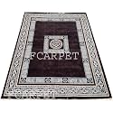 Modern Design Carpet with FINE Quality 2 X 6 FEET Bed Side Runner Brown Multi