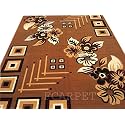 Most Prefer Design Rectangular Carpet for Your Home 6X8 Feet Gold